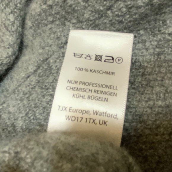 ADRIENNE VITTADINI Cashmere Womens LARGE Sweater Short Sleeve Gray Shirt Zip Up - Picture 11 of 11